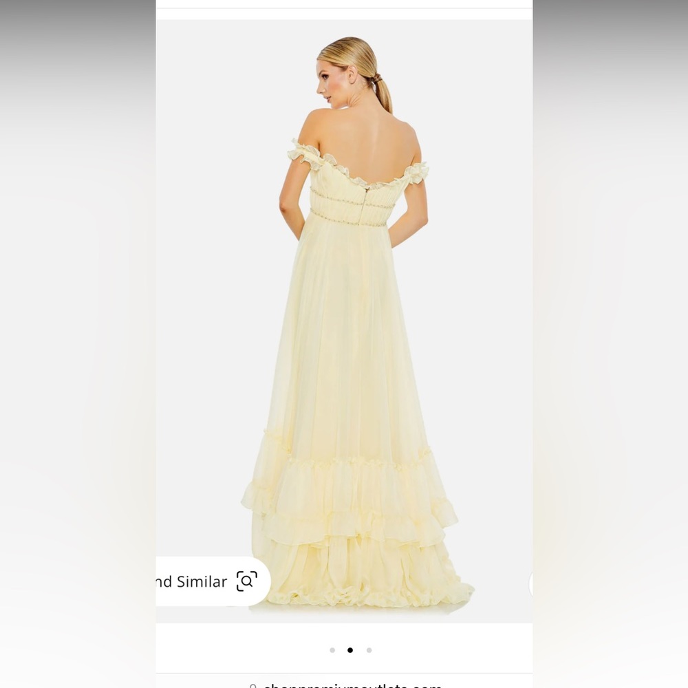 Mac Duggal bridesmaid dress